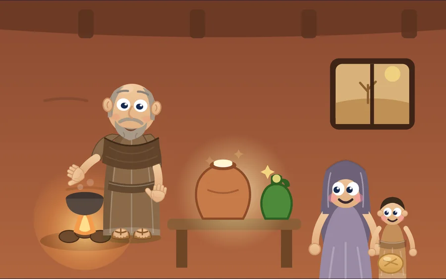 Elías y la viuda